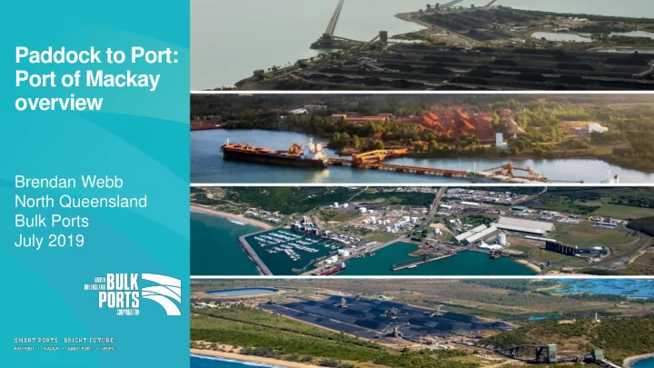 paddock to port port of mackay overview