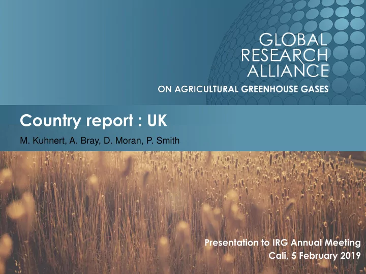 country report uk