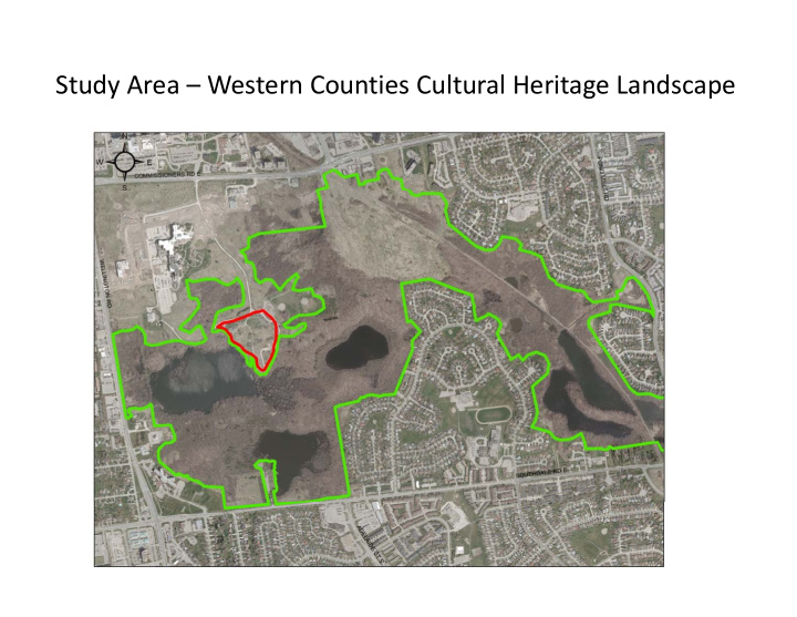 study area western counties cultural heritage landscape