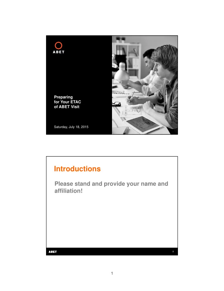introductions