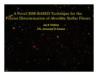 A Novel SIM-  -BASED Technique for the  BASED Technique for the  A Novel SIM  Precise Determination