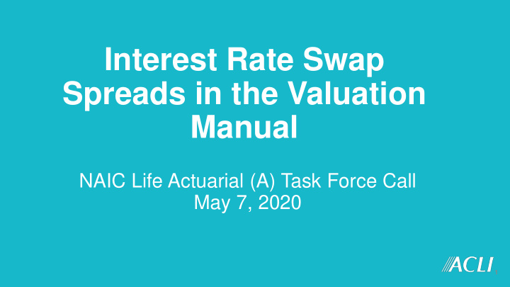 interest rate swap