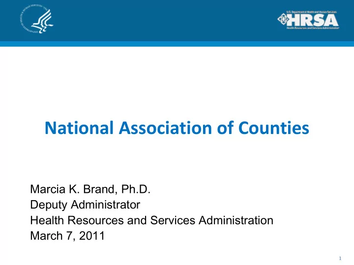 national association of counties