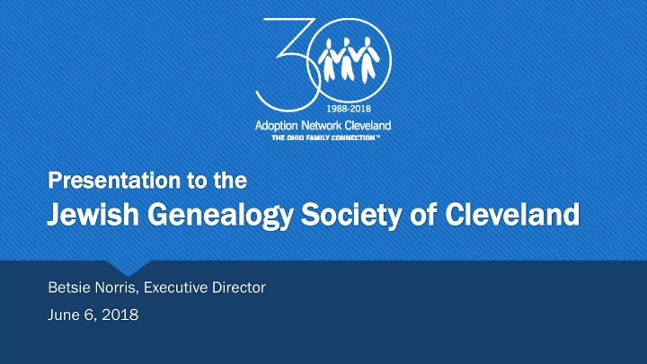 je jewi wish genea genealogy soc ociety of of cl clevel