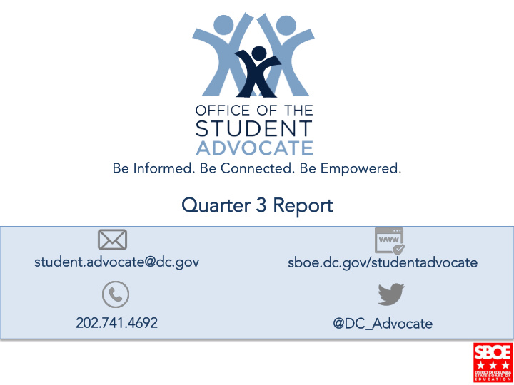 quarter 3 report quarter 3 report