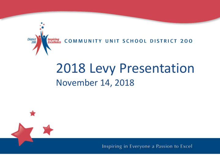 2018 levy presentation