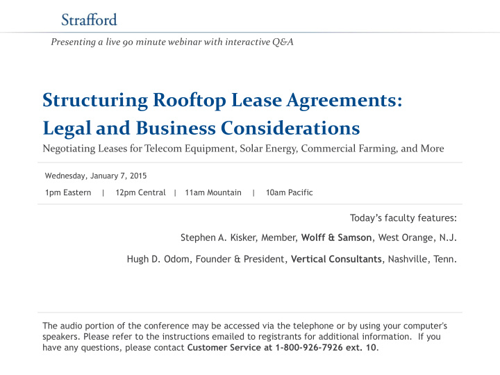 structuring rooftop lease agreements legal and business