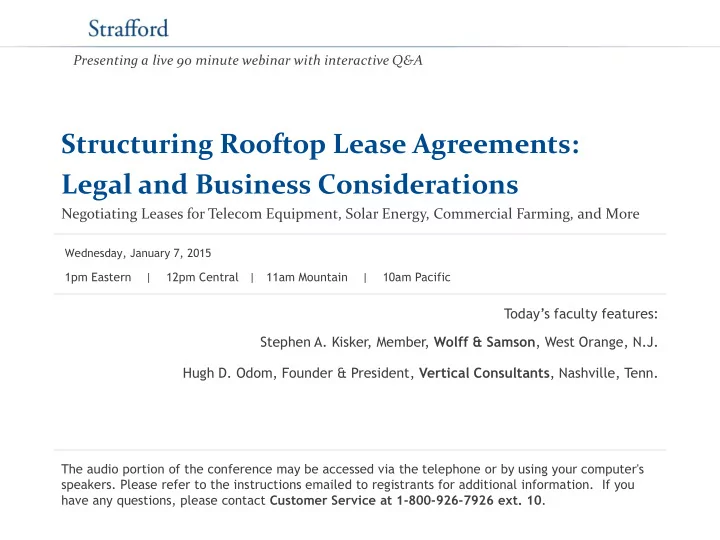 structuring rooftop lease agreements legal and business