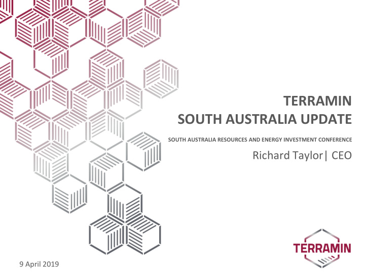 terramin south australia update