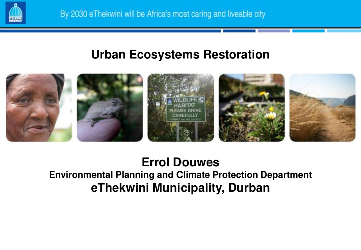 errol douwes environmental planning and climate