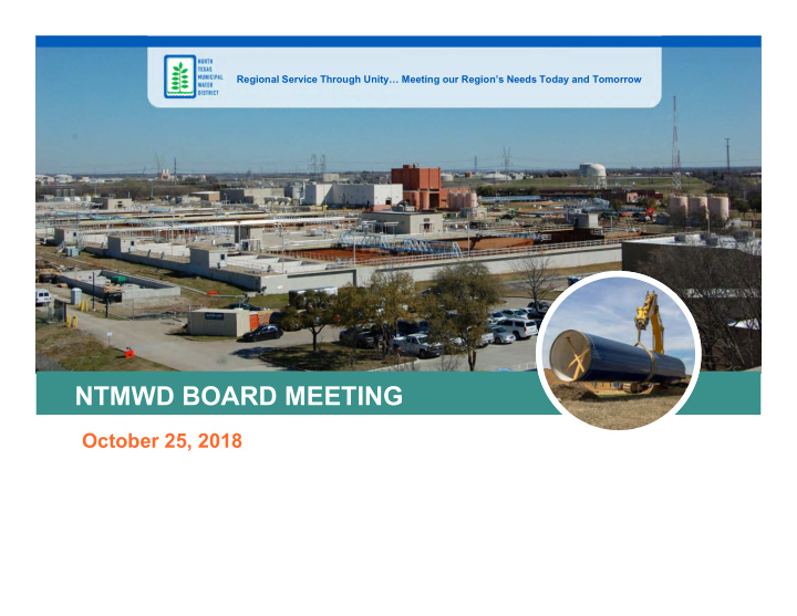 ntmwd board meeting