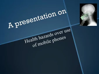 Contents  1.  Introduction 2. How do Cell Phone Towers work?  3.  What is the radiation produced by