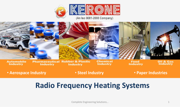 radio frequency heating systems