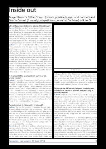 Insi  id  de  e  o  ou  ut  t  Mayer Browns Gillian Sproul (private practice lawyer and partner)