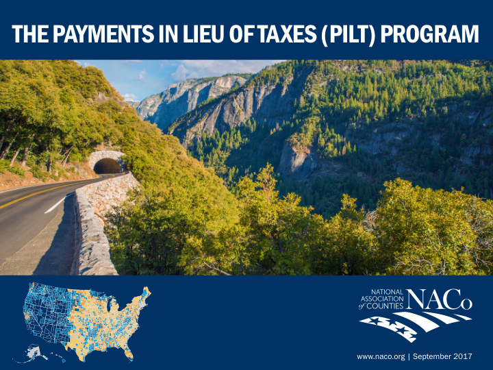 the payments in lieu of taxes pilt program