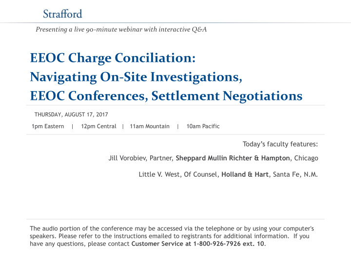 eeoc charge conciliation navigating on site