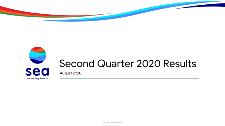 second quarter 2020 results