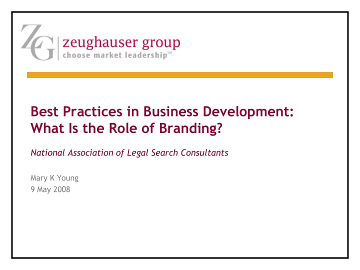 best practices in business development what is the role
