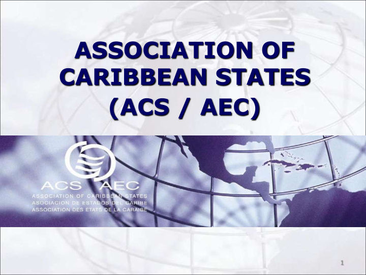 association of caribbean states acs aec 1 shocs