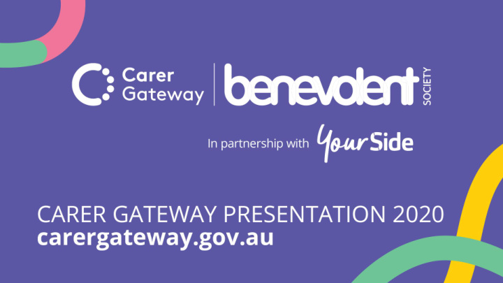 carer gateway presentation 2020