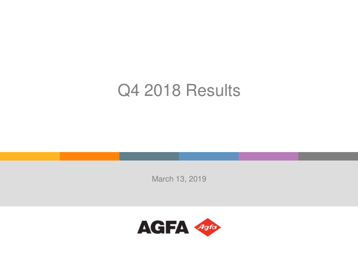 q4 2018 results