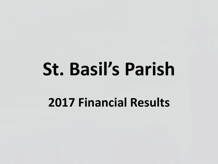 st basil s parish