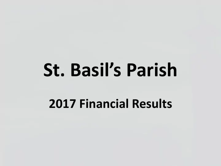 st basil s parish