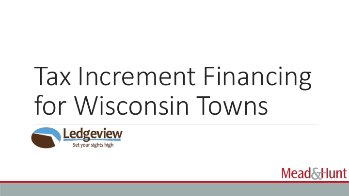 tax increment financing