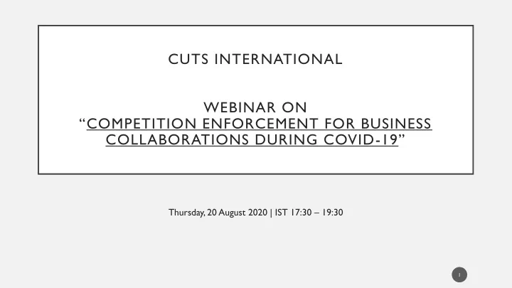 collaborations during covid 19