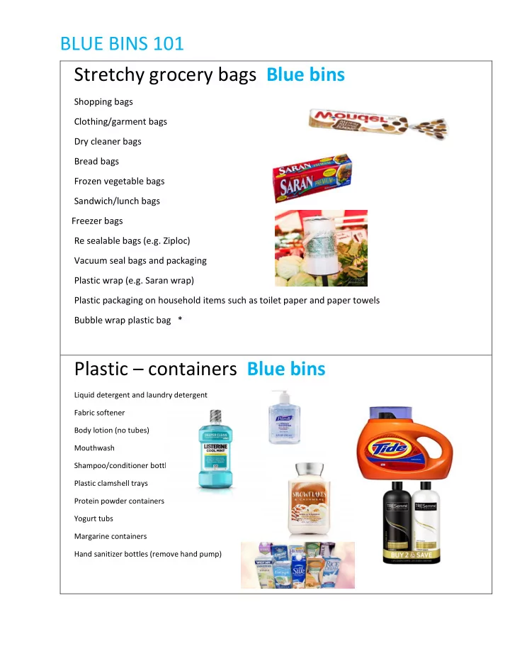 blue bins 101 stretchy grocery bags blue bins