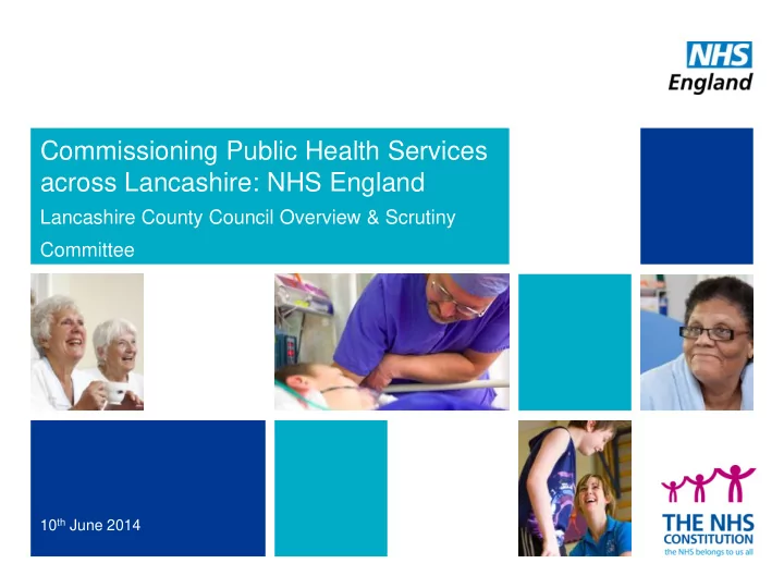 across lancashire nhs england