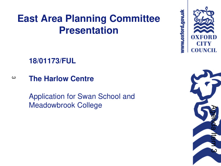 east area planning committee presentation