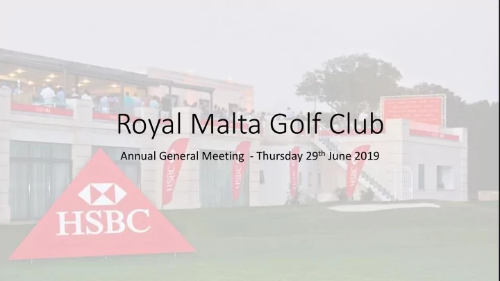 royal malta golf club