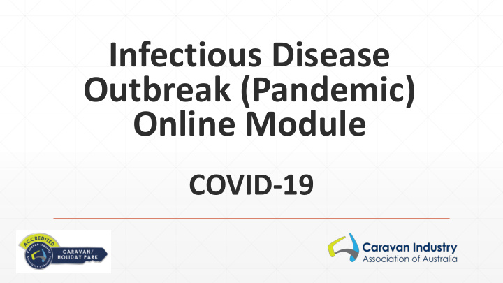 infectious disease outbreak pandemic online module