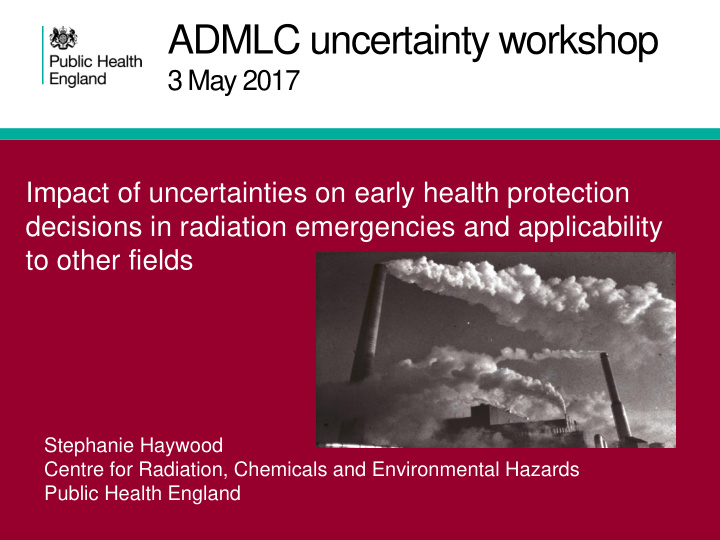 admlc uncertainty workshop
