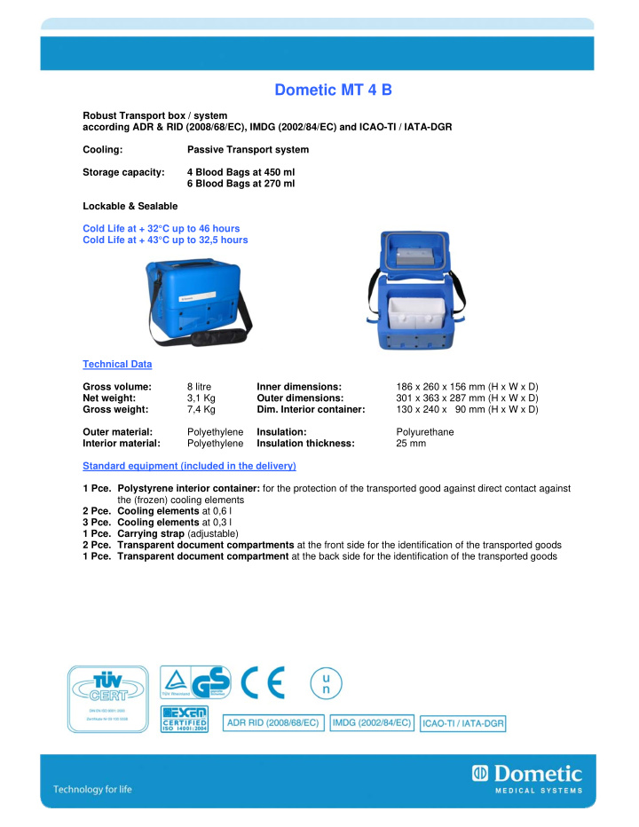 dometic mt 4 b