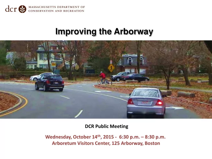 improving the arborway