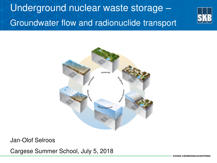 underground nuclear waste storage