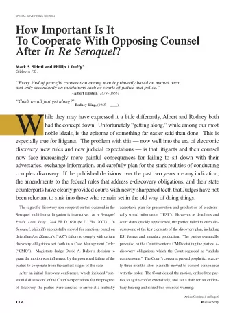 W  hile they may have expressed it a little differently, Albert and Rodney both  had the concept