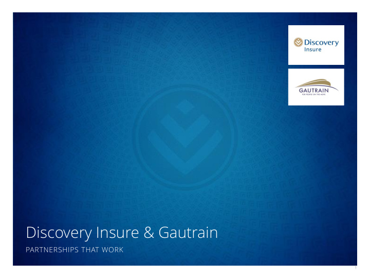discovery insure gautrain