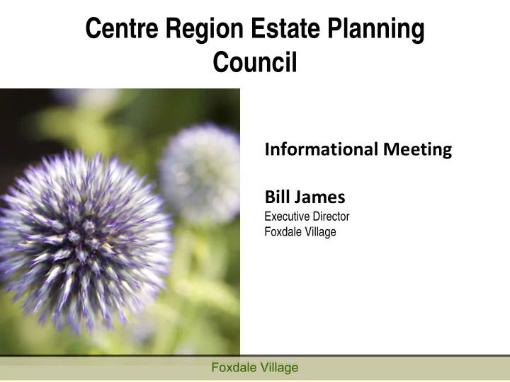 centre region estate planning council