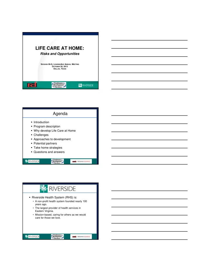 life care at home