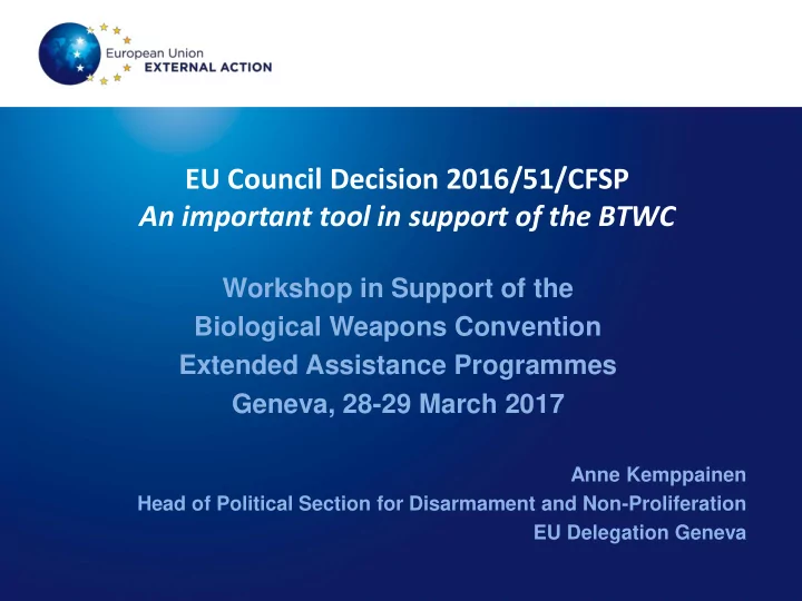 eu council decision 2016 51 cfsp an important tool in