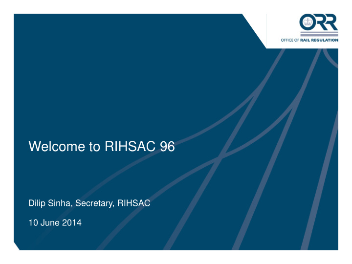 welcome to rihsac 96