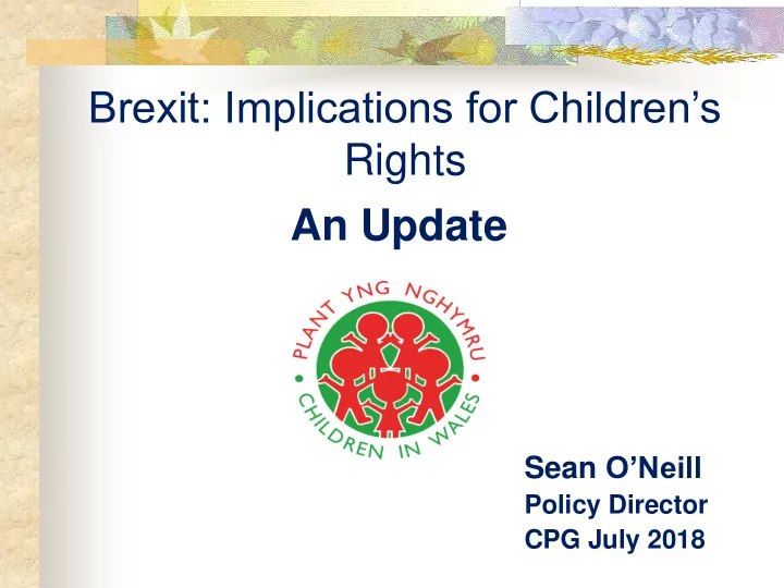 brexit implications for children s