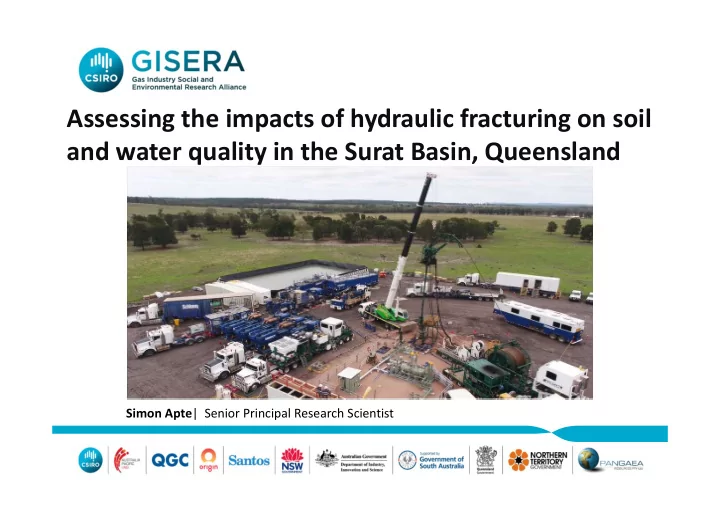 assessing the impacts of hydraulic fracturing on soil and