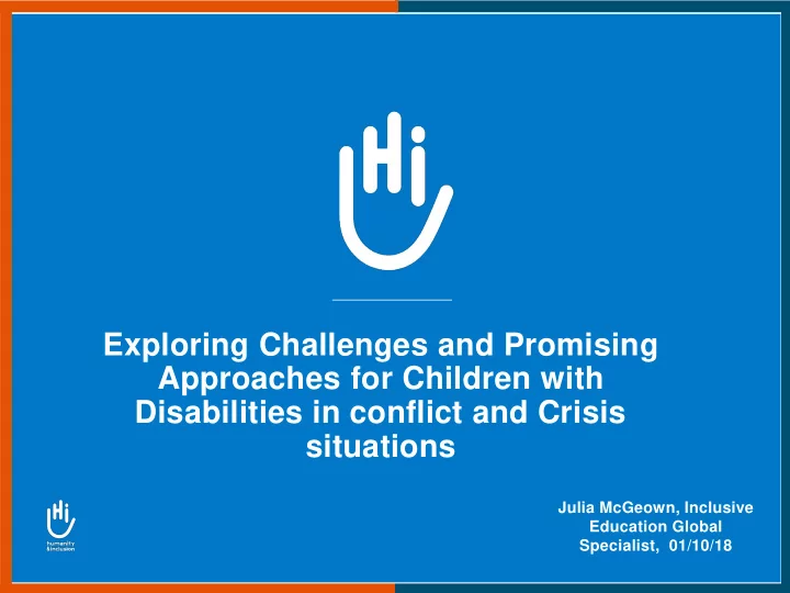 approaches for children with