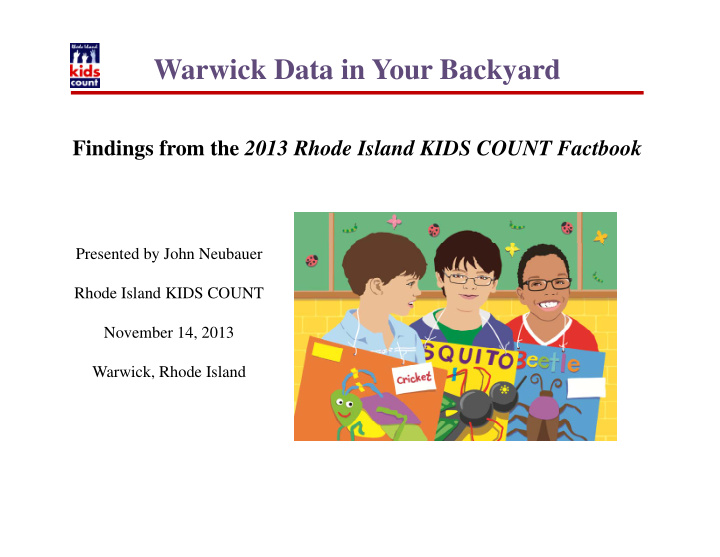 warwick data in your backyard