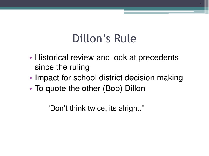 dillon s rule