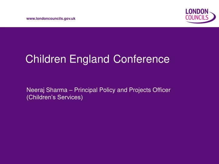 children england conference